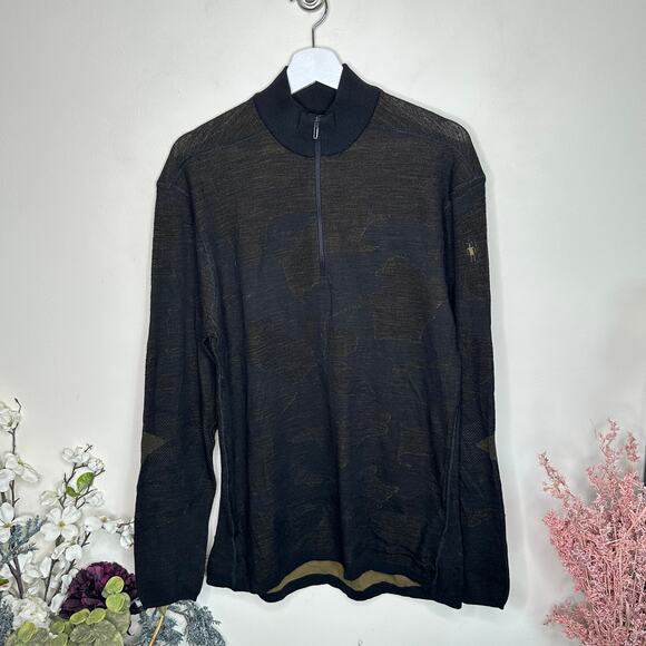 Smartwool Men's Black Zip Up Sweater - Picture 4 of 10